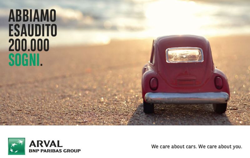 ARVAL: 200.000 veicoli noleggiati in Italia
