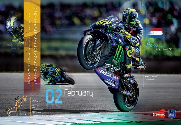 Monster Energy Yamaha MotoGP al fianco di Cromax, Sponsor Ufficiale del Team, per il calendario 2020
