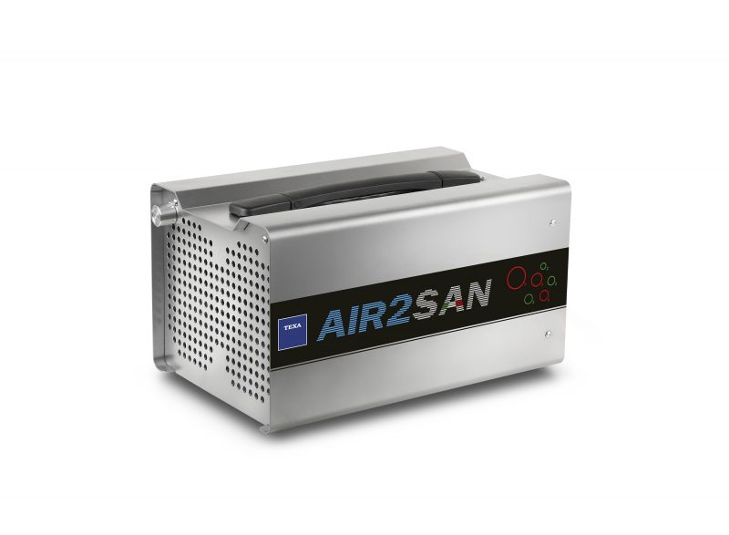 AIR2 SAN: SANIFICARE CON L’OZONO SECONDO TEXA