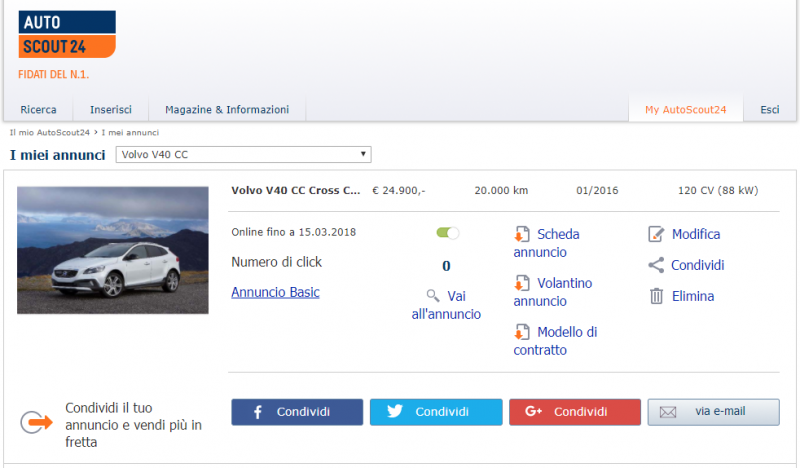 Come vendere l’auto online in modo easy
