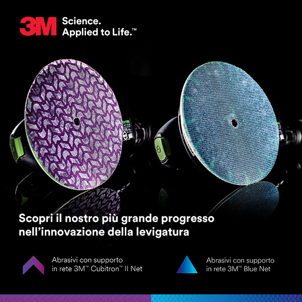 3M CUBITRON II: con la rete l’abrasivo dura di più e taglia meglio