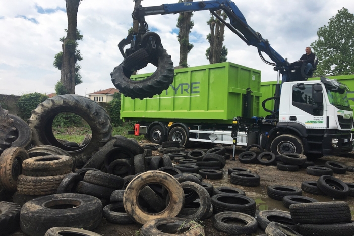 In 7 anni recuperati da EcoTyre oltre 276 milioni di kg di pneumatici