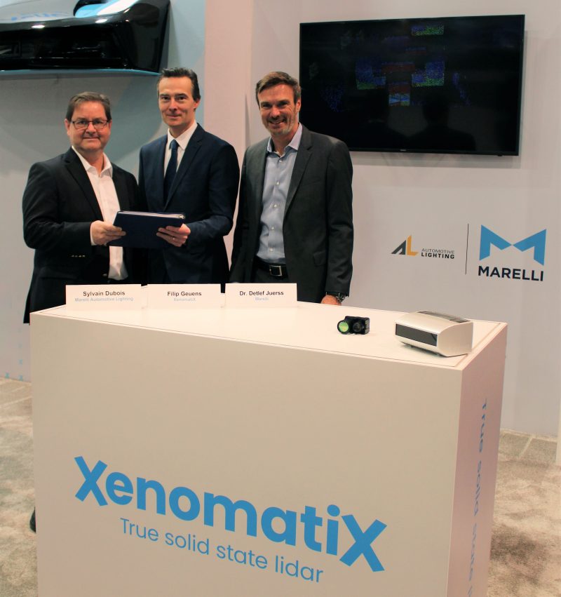 Guida autonoma: Marelli e XenomatiX stipulano accordo di sviluppo congiunto LiDAR