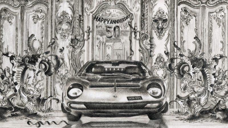 Il Museo Lamborghini mette all’asta Matteo Mauro e altre opere digitali ispirate al mito Lamborghini