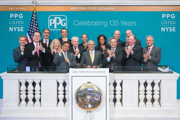 Uno scampanellìo con stile nel 135° anniversario di PPG