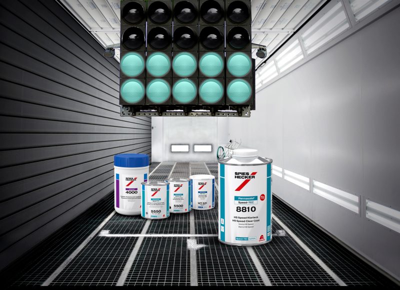 Spies Hecker: trasparente Speed-TEC Clear Coat 8810, per un essiccazione veloce a basse temperature