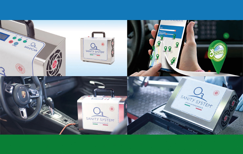 Sanificazione abitacolo: certificata l’efficacia dei dispositivi ad ozono Sanity System contro il covid