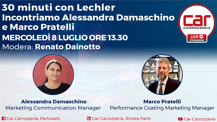 Hai preso nota della prossima diretta di Car Carrozzeria con Lechler?