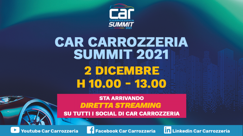 Car Carrozzeria Summit 2021: in diretta il 2 dicembre