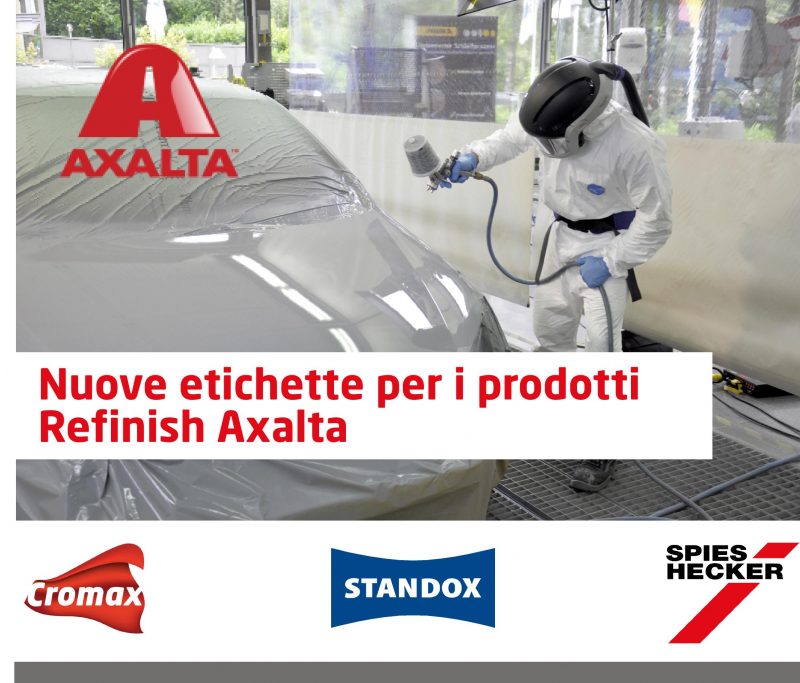 Nuovo design per le etichette prodotti Cromax, Spies Hecker e Standox