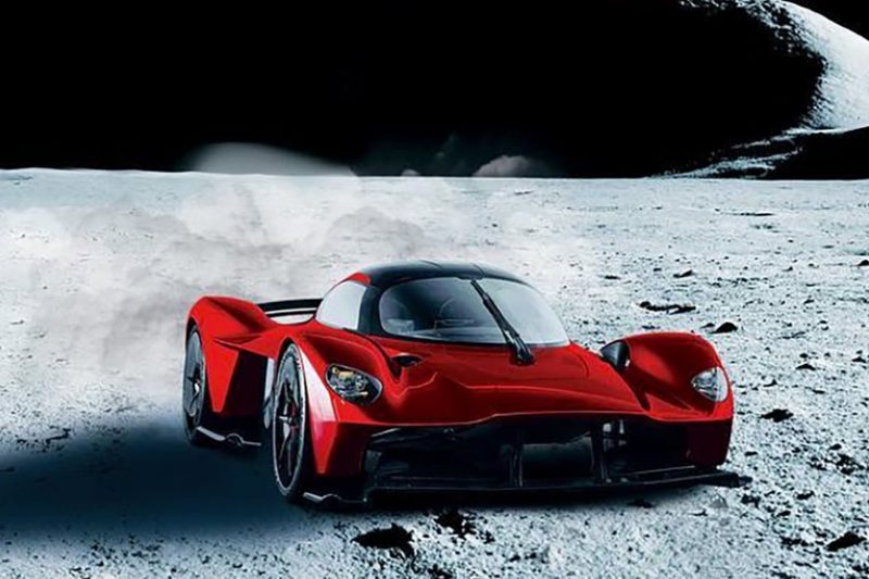 Aston Martin verniciata con polvere lunare