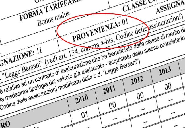 Rca: nuove regole per attestato di rischio dinamico e classe di merito