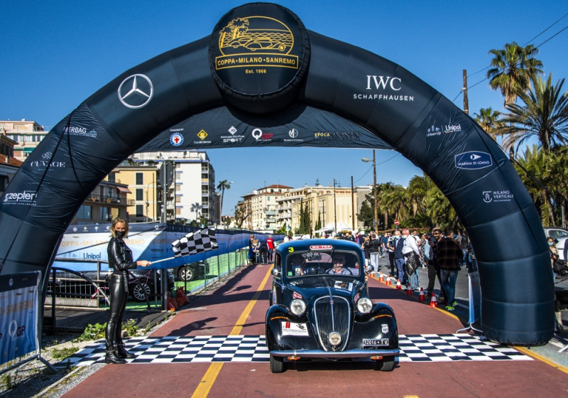 Coppa Milano-Sanremo: i vincitori della gara di auto d’epoca più antica d’Italia