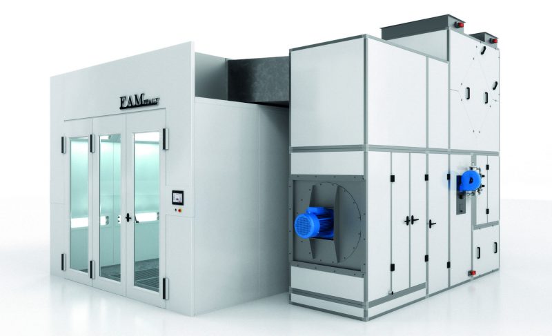 IGROFAN, la cabina di verniciatura ad alta tecnologia di FAM