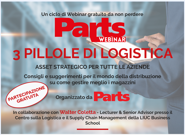 3 PILLOLE DI LOGISTICA: un ciclo di webinar gratuiti da non perdere